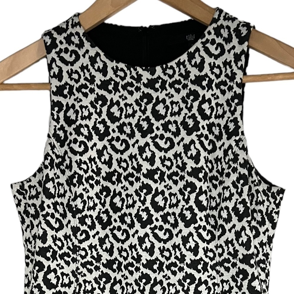 Tibi | Leopard Print | Fit and Flare Dress - Picture 2 of 5